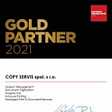 Canon Gold Partner 2021 podepsaný