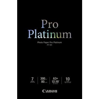 Lesklý fotopapír pro inkoustový tisk Canon PT-101 A3+, 10 listů - 300 g/m2