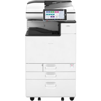 Ricoh IM C3000 + podstavec + podavač ARDF + vnitřní finišer SR3300, předváděcí stroj, vč. tonerů