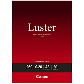 Fotografický papír Canon LU-101 A3 lesklý - 260g/m2, Ink Jet 6211B006 - 20 listů