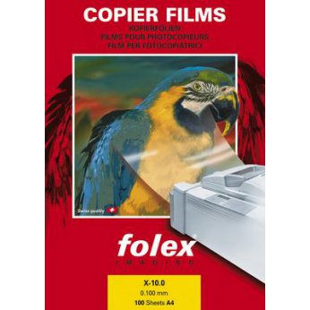 Fólie Folex X-10.0 čirá do ČB kopírek - A4 100 listů