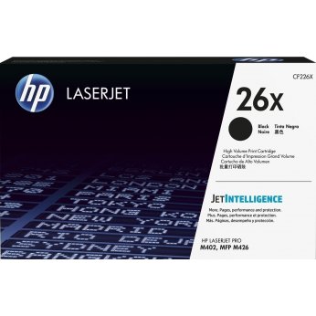 HP 26X black CF226X - originální