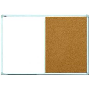 Kombinovaná tabule 60x90 korek/magnet., rám ALU23