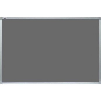 Šedá filcová textilní tabule Premium TEXTILNÍ 120x90, rám ALU23
