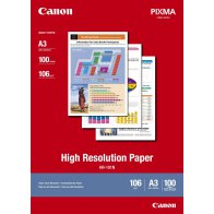 Matný fotopapír Canon pro  inkoustový tisk HR-101 - A3 100 listů, 106 g/m2