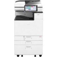 Ricoh IM C3000 + podstavec + podavač ARDF + vnitřní finišer SR3300, předváděcí stroj, vč. tonerů