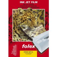 Samolepící fólie čirá Folex Sticky Jet Clear čirá A4 - 50 listů