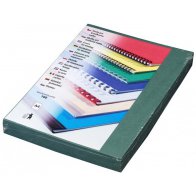 Desky pro zadní vazbu Karton DELTA A4/100 ks, zelená (dříve IbiSton)