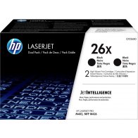 HP 26X black dualpack CF226XD - originální