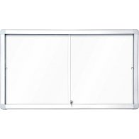 Horizontální magnetická vitrína s posuvnými dveřmi 97x70mm (8xA4)