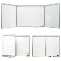Magnetická rozkládací tabule, trojdílná, keramická 60x90/180 cm P-TRS96P3
