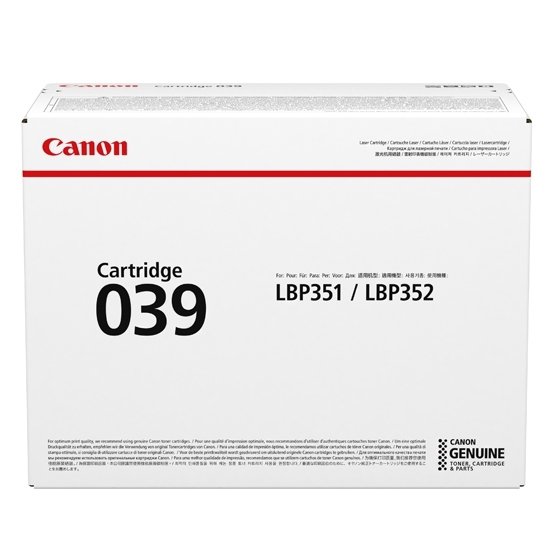 Canon 039 black 0287C001 - originální