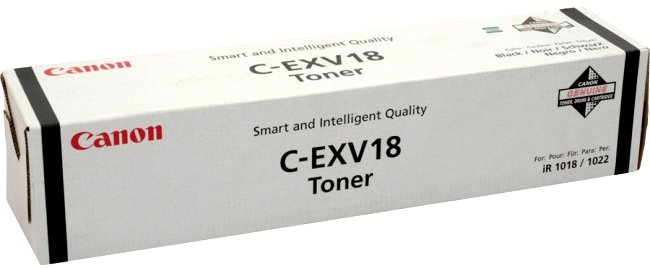 Černý toner black CANON C-EXV 18 - černý iR-1018, 1020, 1022, 1024