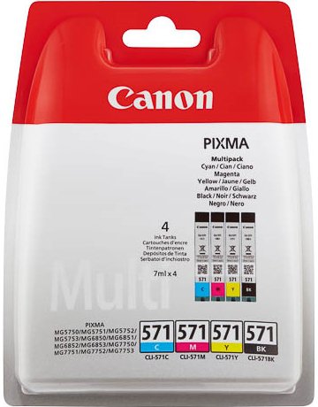 Canon CLI-571CMYK multipack 0386C005 - originální