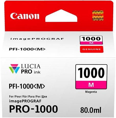 Canon PFI-1000M Magenta 0548C001 - originální