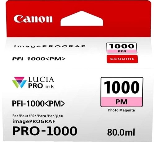 Canon PFI-1000PM Photo Magenta 0551C001 - originální