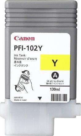 Canon PFI-102Y Yellow 0898B001 - originální