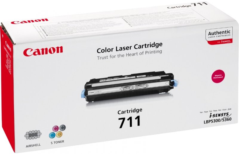 Canon 711 magenta 1658B002 - originální