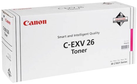 Purpurový toner magenta Canon C-EXV26 (1658B006) červený 1658B006 pro iR C1021i, iR C 1028i C-EXV 26