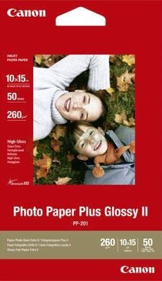 Fotografický papír Canon Photo papír lesklý PP201S 10x15cm (4x6inch) 50 listů, 265g