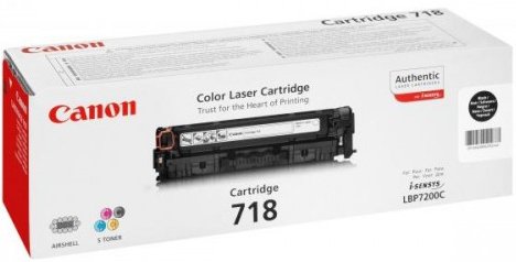 Canon 718 black 2662B002 - originální