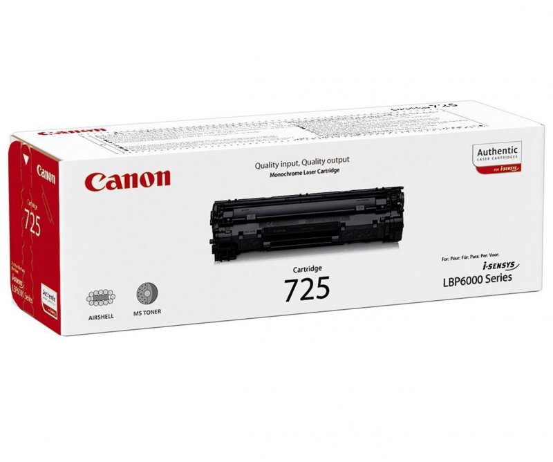 Canon 725 black 3484B002 - originální