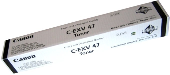 Toner black černý Canon C-EXV 47 Bk - originální, bez čipu