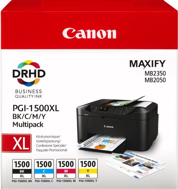 Canon PGI-1500XL CMYK multipack 9182B004 - originální