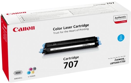 Canon 707 cyan 9423A004 - originální