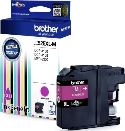 Brother LC-525XLM magenta - originální
