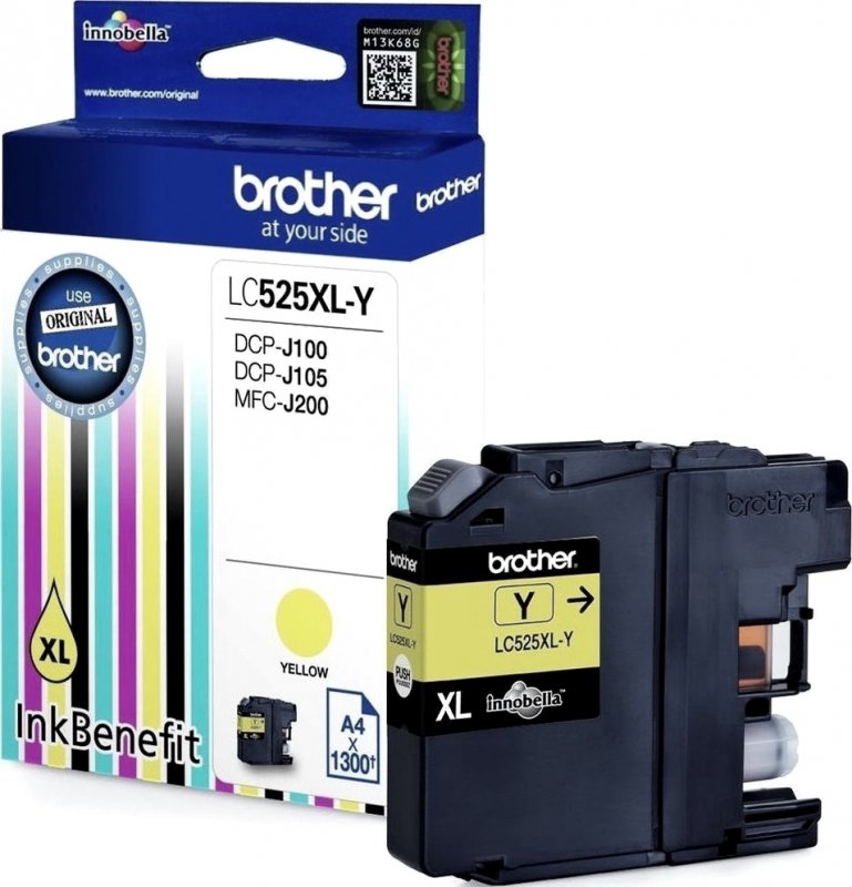 Brother LC-525XLY yellow - originální