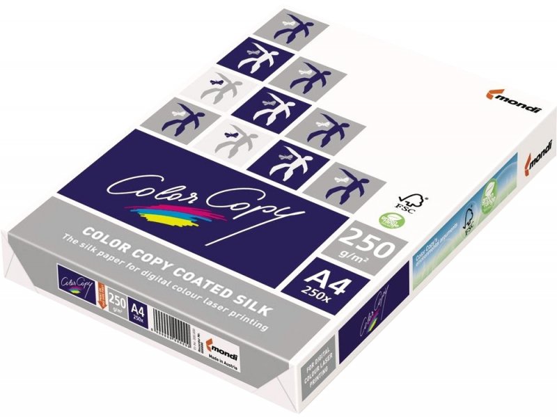 Papír xerografický  Color Copy Coated Lesklý A4 250g/m2 - 250 listů