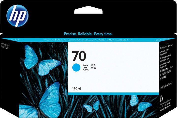 HP 70 cyan C9452A - originální