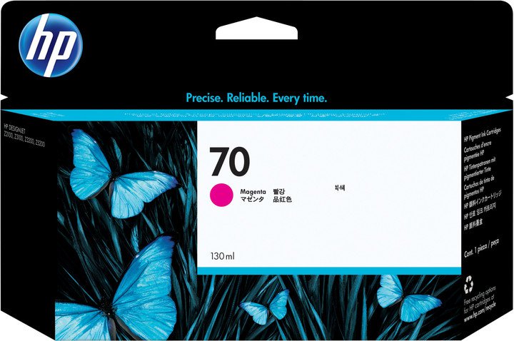 HP 70 magenta C9453A - originální