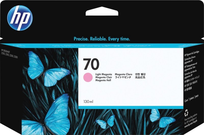 HP 70 light magenta C9455A - originální