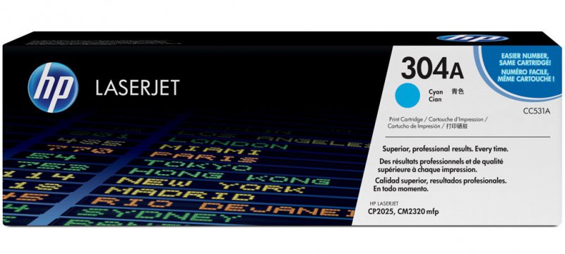 HP 304A cyan CC531A - originální