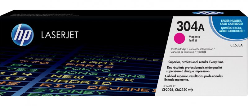 HP 304A magenta CC533A - originální