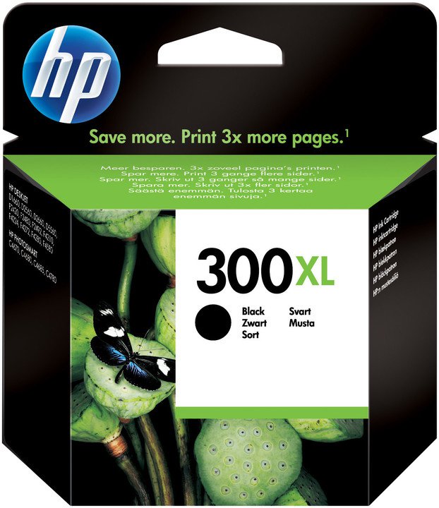 HP 300XL black CC641E - originální