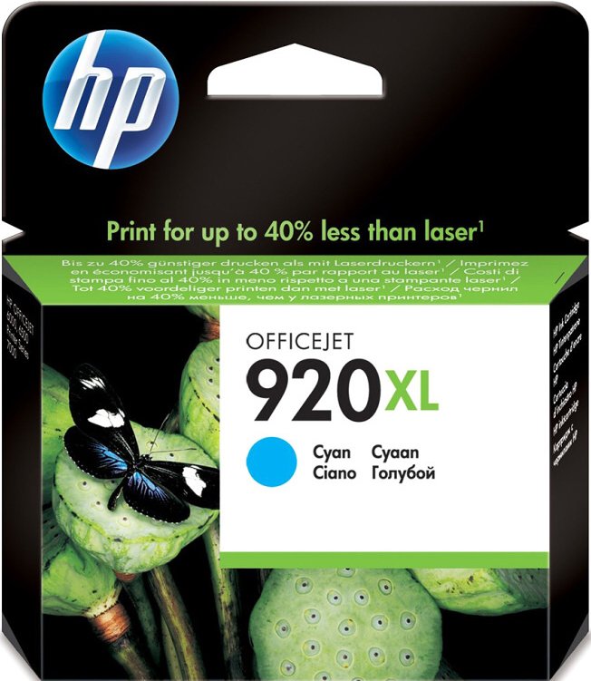 HP 920XL cyan CD972A - originální