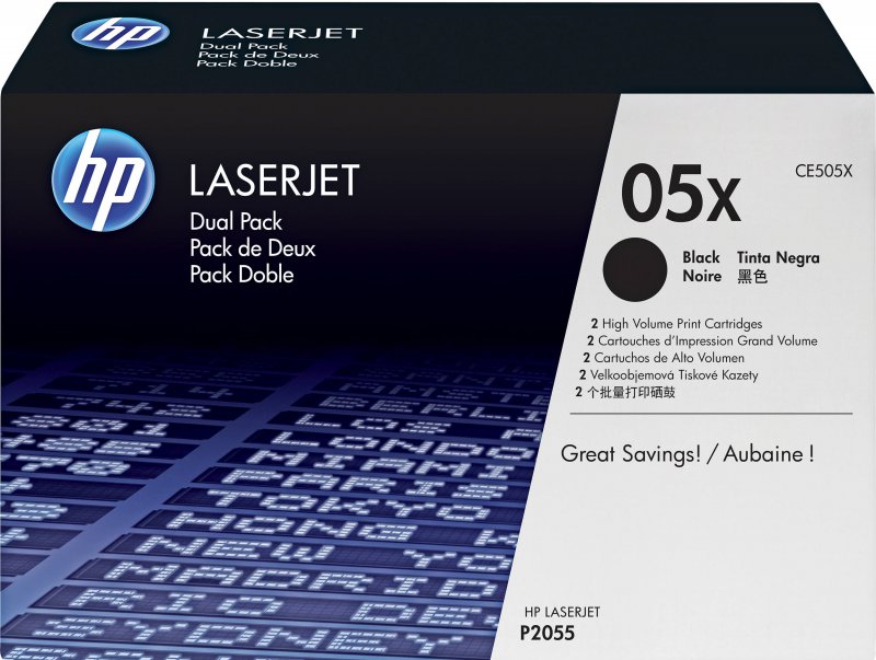 HP 05X black CE505X - originální