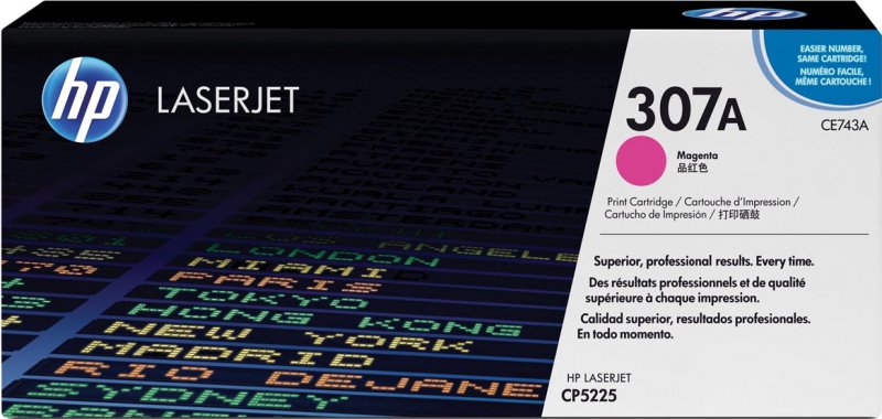 HP 307A magenta CE743A - originální