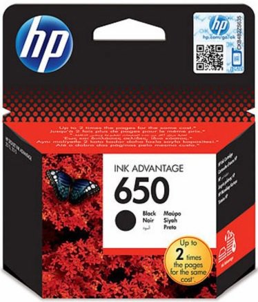 HP 650 black CZ101A - originální