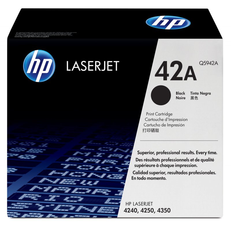 HP 42A black Q5942A - originální