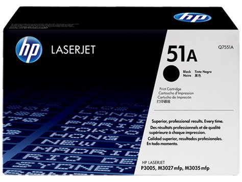 HP 51A black Q7551A - originální