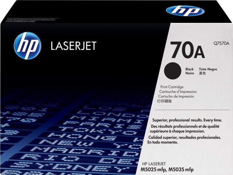 HP 70A black Q7570A - originální