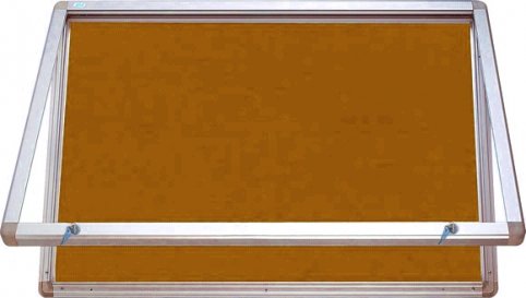 Horizontální vitrina 120x90cm, zámek, korkový vnitřek