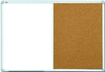 Kombinovaná tabule 60x90 korek/magnet., rám ALU23