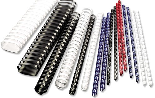 Plastové hřbety - kroužky  10mm modrá 100ks  - pro kroužkovou plastovou vazbu 10 mm, 9/16, modré