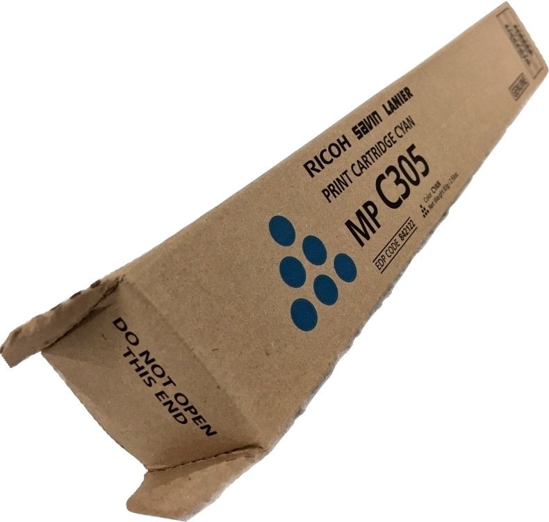 Toner cyan Ricoh MPC305 pro MPC-305SP a MPC 305SPF (4.000 stran při 5% krytí)