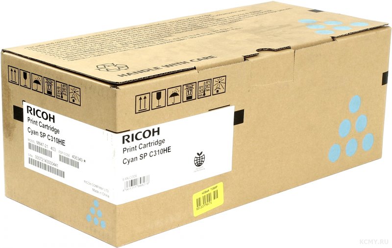 Ricoh SPC310HE cyan 407637 - originální